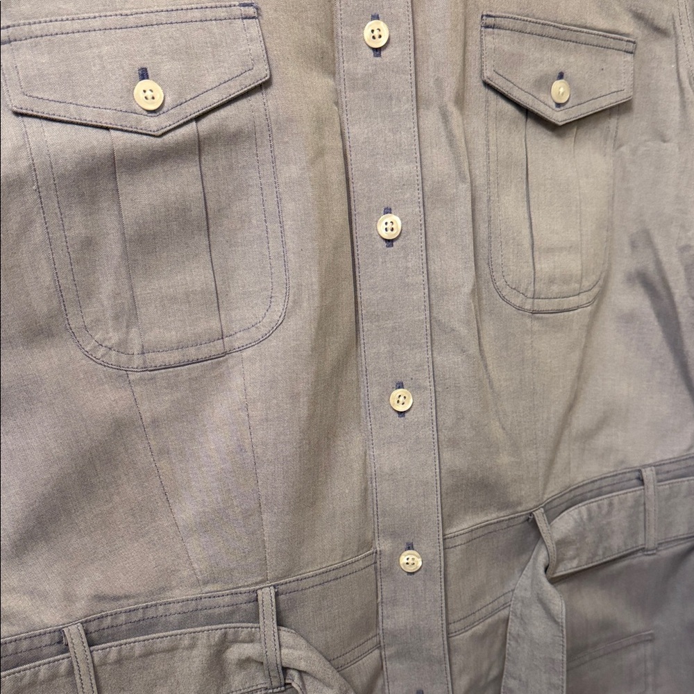 Brooks Brothers Light Blue Shirt Dress - Picture 4 of 4